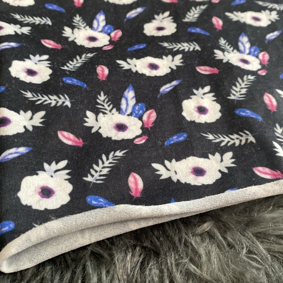 Black and white floral print waist wrap - Picture 4 of 17